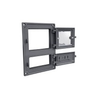 Drzwiczki żeliwne kuchenne DPK8WR 375x275 z szybką, H1632 - Domabau.pl