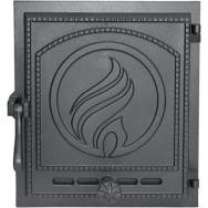 Drzwiczki żeliwne Płomień 370x330, H1623 - Domabau.pl