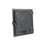 Drzwiczki żeliwne Płomień 370x330, H1623 - Domabau.pl