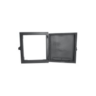 Drzwiczki żeliwne Płomień 370x330, H1623 - Domabau.pl