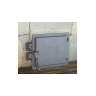 Drzwiczki żeliwne WD 325x260 z podwójną osłoną żarową, H2303 - Domabau.pl