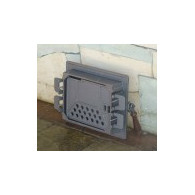 Drzwiczki żeliwne WD 325x260 z podwójną osłoną żarową, H2303 - Domabau.pl