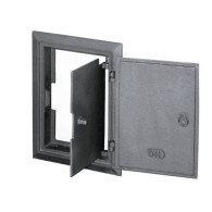 Drzwiczki żeliwne z wkładką DKR4 285x210, H1707 - Domabau.pl