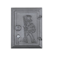 Drzwiczki DKR4 285x210 z zamkiem na klucz, H1705 - Domabau.pl