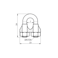 Uchwyt linowy - Kotwienie
