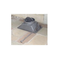 Czopuch żeliwny prosty z przepustnicą, H1401 - Domabau.pl