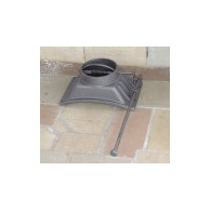 Czopuch żeliwny łukowy z przepustnicą, H1402 - Domabau.pl