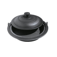Patelnia żeliwna z przykrywką średnica 290, H2904 - Domabau.pl