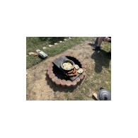 Patelnia żeliwna z przykrywką średnica 290, H2904 - Domabau.pl