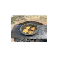 Patelnia żeliwna z przykrywką średnica 290, H2904 - Domabau.pl