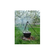 Kociołek żeliwny ze stojakiem 10L, H2402 - Domabau.pl