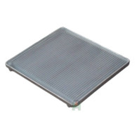 Płyta żeliwna ryflowana 430x390, H2801 - Domabau.pl