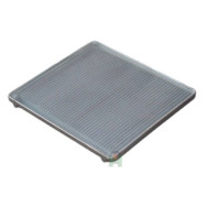 Płyta żeliwna ryflowana 430x390, H2801 - Domabau.pl