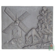 Żeliwna płyta kominkowa WIATRAK 570x480, H0512 - Domabau.pl