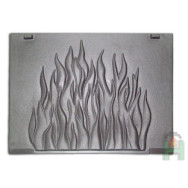 Żeliwna płyta kominkowa PŁOMIENIE PL1 465x350, H0502 - Domabau.pl