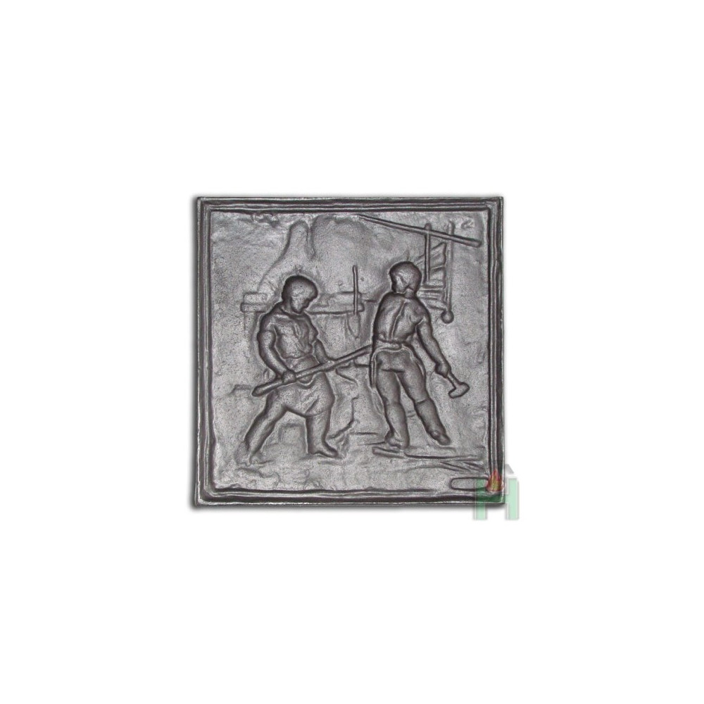 Żeliwna płyta kominkowa KOWALE 450x450, H0511 - Domabau.pl