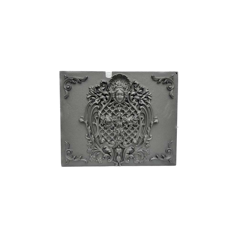 Żeliwna płyta kominkowa PLG1 490x395, H0520 - Domabau.pl