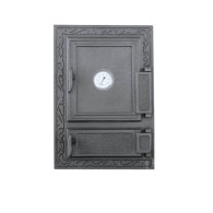 Drzwiczki żeliwne DW12 475x325 + Termometr, H1523 - Domabau.pl