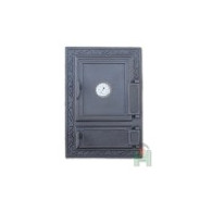 Drzwiczki żeliwne DW12 475x325 + Termometr, H1523 - Domabau.pl
