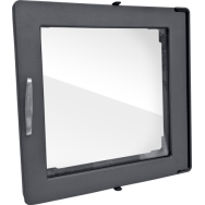 Drzwiczki żeliwne Combo 495x495 z wlotami powietrza na szybę, H0317 - Domabau.pl