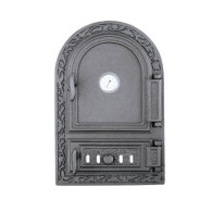 Drzwiczki żeliwne DW10R 485x325 + Termometr, H1521 - Domabau.pl