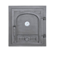 Drzwiczki żeliwne DW2 450x405 + Termometr, H1525 - Domabau.pl