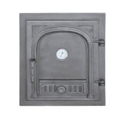 Drzwiczki żeliwne DW2 450x405 + Termometr, H1525 - Domabau.pl