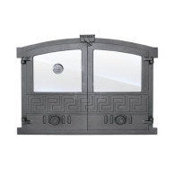 Drzwiczki żeliwne GRECJA 4 600x430, H2004 - Domabau.pl