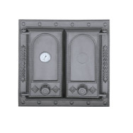 Drzwiczki żeliwne DW8 475x470 + Termometr, H1518 - Domabau.pl