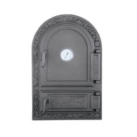 Drzwiczki żeliwne DW10 485x325 + Termometr, H1520 - Domabau.pl