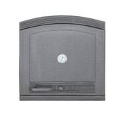 Drzwiczki żeliwne DW5 500x490 + Termometr, H1515 - Domabau.pl