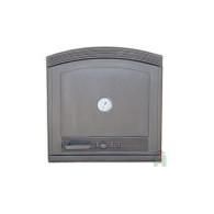 Drzwiczki żeliwne DW5 500x490 + Termometr, H1515 - Domabau.pl