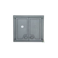 Drzwiczki żeliwne DW6 640x570 + Termometr, H1516 - Domabau.pl