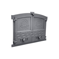 Drzwiczki żeliwne GRECJA 1 600x430, H2001 - Domabau.pl