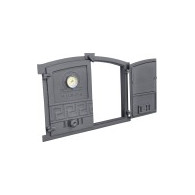 Drzwiczki żeliwne GRECJA 2 600x430, H2002 - Domabau.pl