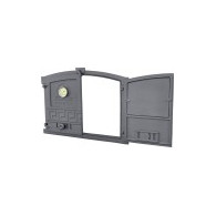 Drzwiczki żeliwne GRECJA 2 600x430, H2002 - Domabau.pl