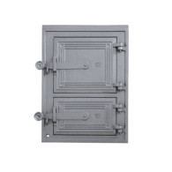 Drzwiczki żeliwne kuchenne DPK2 342x258, H1602 - Domabau.pl