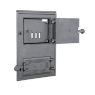 Drzwiczki żeliwne H1616 kuchenne z wkładką  465x290, DPK11 - Domabau.pl