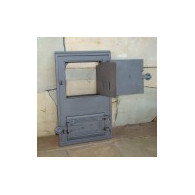 Drzwiczki żeliwne H1616 kuchenne z wkładką  465x290, DPK11 - Domabau.pl