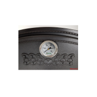 Drzwiczki żeliwne do pieca chlebowego z termometrem H1004 - Domabau.pl