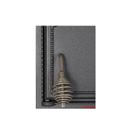 Drzwiczki żeliwne do pieca chlebowego z termometrem H1004 - Domabau.pl