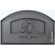 Drzwiczki żeliwne pieca chlebowego 700x460 H1309 - Domabau.pl