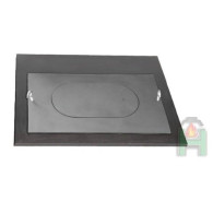 Płyta żeliwna H2523, 645x505 + pokrywa z wyjęciem na gęsiarkę - Domabau.pl