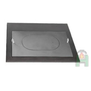 Płyta żeliwna H2523, 645x505 + pokrywa z wyjęciem na gęsiarkę - Domabau.pl