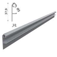 Profil cokołowy C LED do posadzek żywicznych i płytek na kleju - Renoplast | Domabau.pl