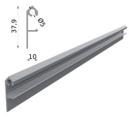 Profil cokołowy C LED do posadzek żywicznych i płytek na kleju - Renoplast | Domabau.pl