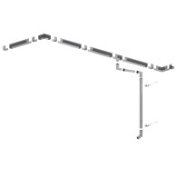 Obejma rury spustowej RK65 25 cm - Renoplast | Domabau.pl