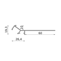 Profil schodowy V LED - Renoplast | Domabau.pl