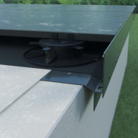 Profil okapowy W60 - do posadzek z płyt 2 cm lub desek kompozytowych - Renoplast | Domabau.pl