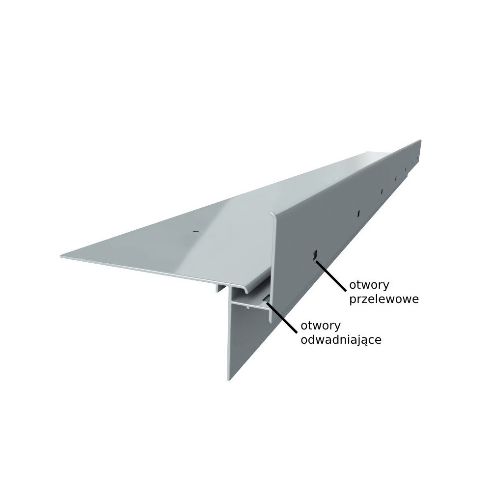Profil okapowy W35+ do posadzek podniesionych-wentylowanych (system pro) - Renoplast | Domabau.pl